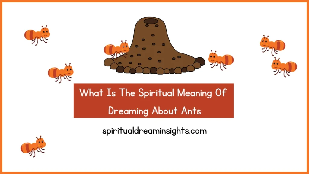 What Is The Spiritual Meaning Of Dreaming About Ants