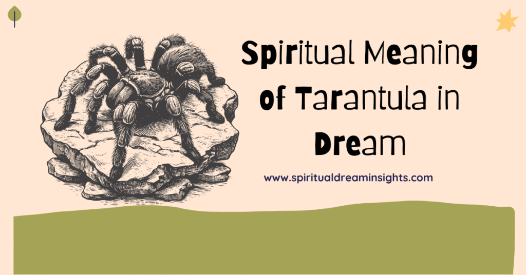Spiritual Meaning of Tarantula in Dream